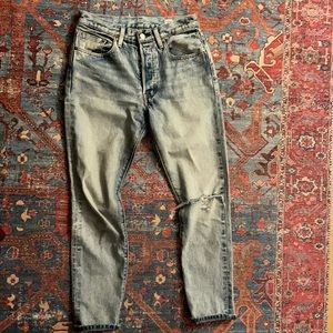 Levi’s 501 Skinny Jeans, Selvedge Denim